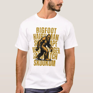 Big Foot Shirt Sasquatch t-shirt gift