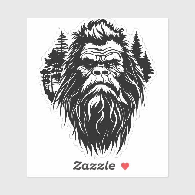 big foot sticker  (Sheet)