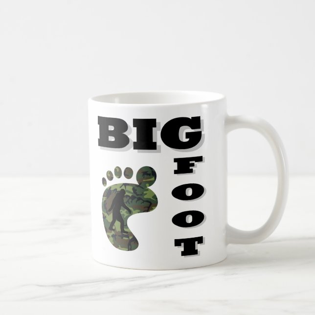 Big foot with foot logo coffee mug (Right)