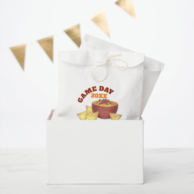 Big Football Game Tailgate Party Chips Cheese Dip Favour Bags (Party)