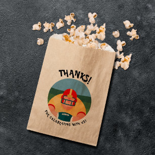 Big Football Player Super Sports Fan Favour Bags