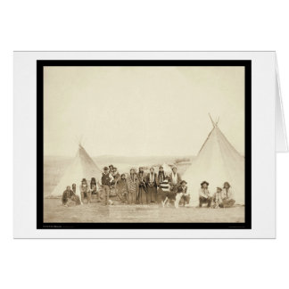 Big Foot's Indian Tipi Camp SD 1890