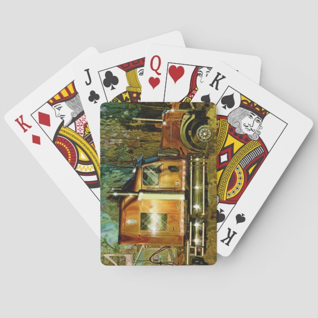 Big Freight Lorry Truck-Driver's Card Deck (Back)