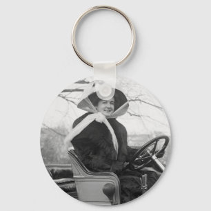 Big Fur Coat, early 1900s Key Ring