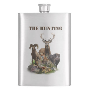 Big Game Hunting Hip Flask