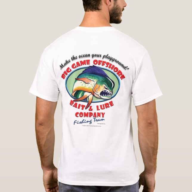 Big Game Logo "Fishing Team" T-Shirt (Back)