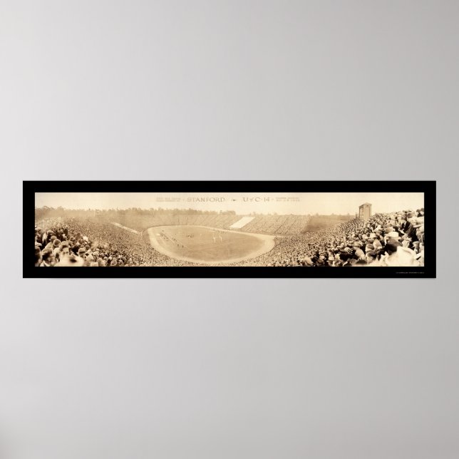 Big Game Stanford Cal Photo 1925 Poster (Front)