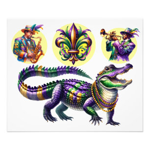 BIG GATOR PHOTO PRINT