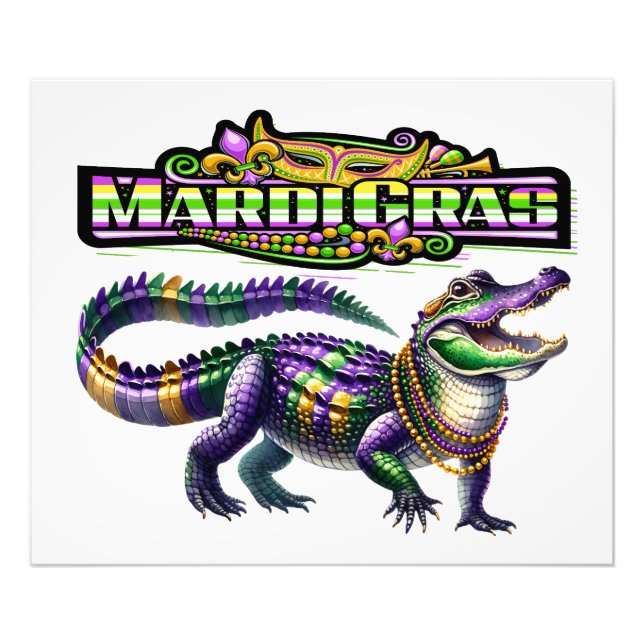 BIG GATOR  PHOTO PRINT (Front)