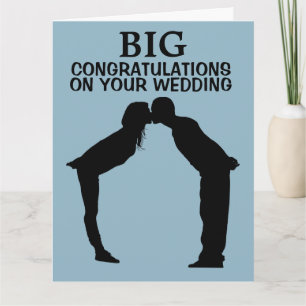 BIG GIANT WEDDING MARRIAGE CONGRATULATIONS CARD
