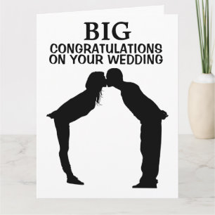 BIG GIANT WEDDING MARRIAGE CONGRATULATIONS CARD