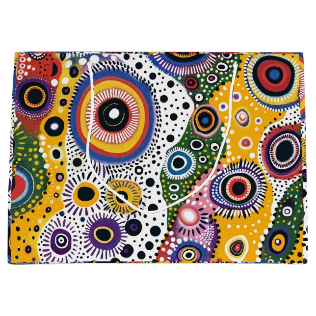 Big Gift Bag with Psychedelic Printing (Front)