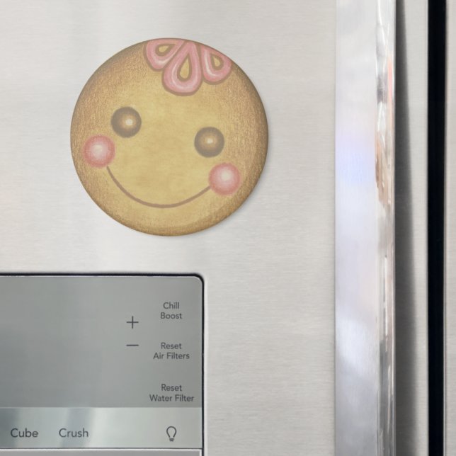 Big Gingerbread Cookie Magnet (In Situ (Fridge))