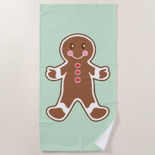 Big Gingerbread Cookie Towel Gift