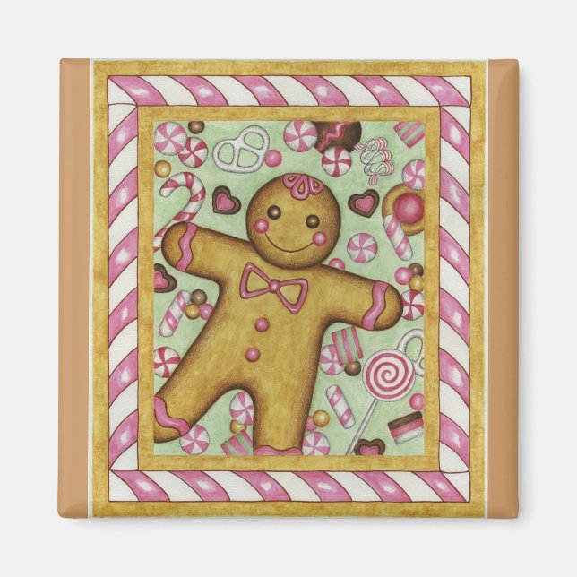 Big Gingerbread Magnet (Front)