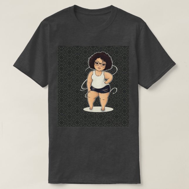 Big Girl Nutritional Facts T-Shirt (Design Front)