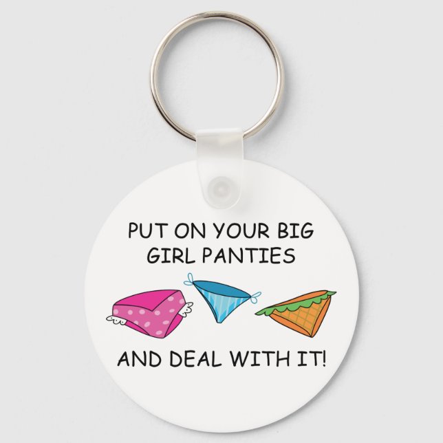 Big Girl Panties Key Ring (Front)