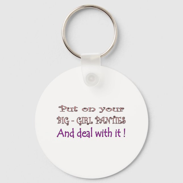 Big Girl Panties Key Ring (Front)