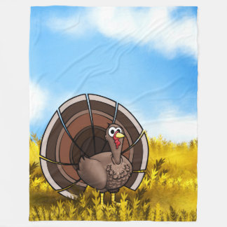 Big Gobble Gobble Gobble! Fleece Blanket