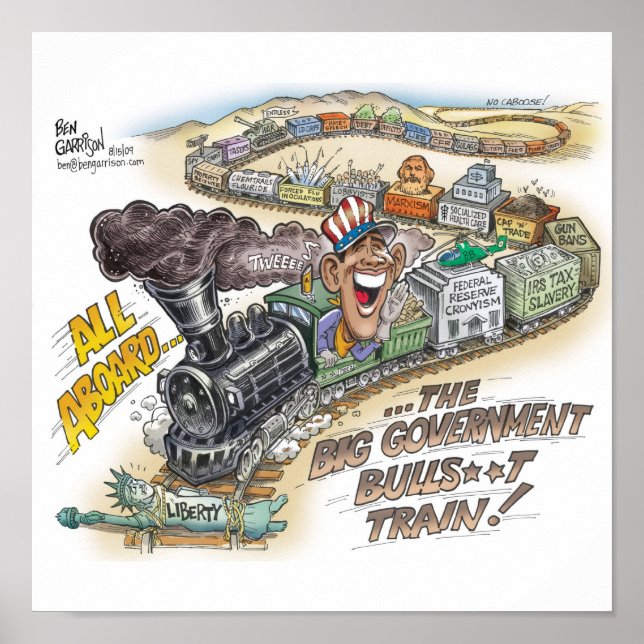 Big Gov Train Print (Front)