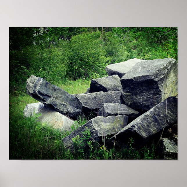 Big Granite Rocks Nature  Poster (Front)
