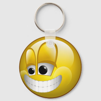 BIG GRIN FACE KEY RING
