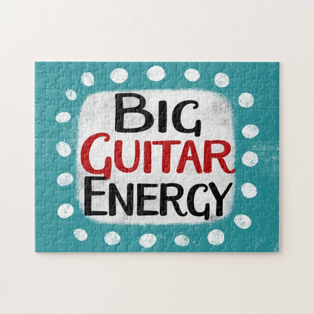 Big Guitar Energy Jigsaw Puzzle (Horizontal)