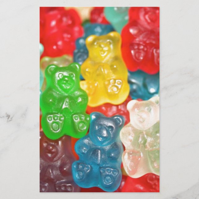 Big gummy bears pattern for big & small,candy,fun (Front)