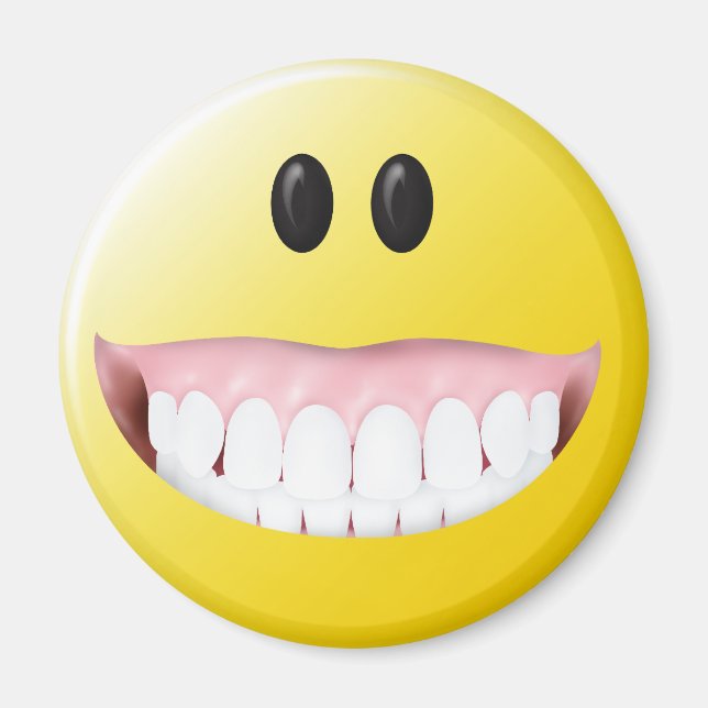 Big Gums Face Magnet (Front)