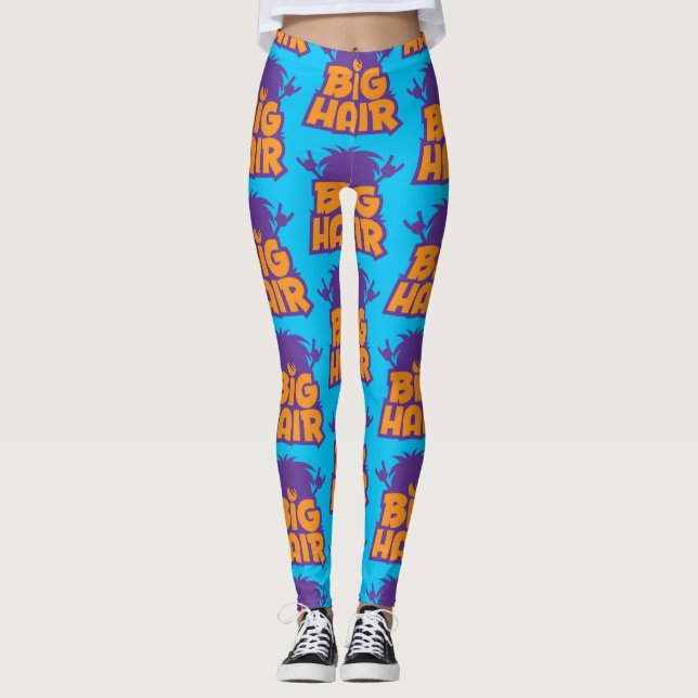 Big Hair Band Logo Leggings (Front)