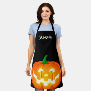 Big Happy Jack-O-Lantern Apron