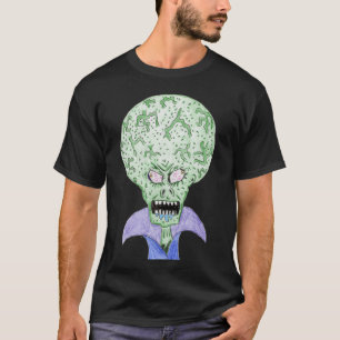 Big head alien sci-fi cartoon T-Shirt