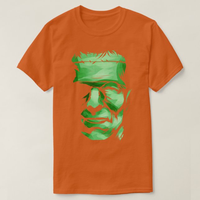 Big Head  Monster Halloween T-Shirt (Design Front)