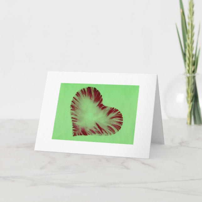 Big heart card (Front)