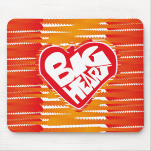 Big heart/Corazon Grande love by Masanser pixelat Mouse Pad