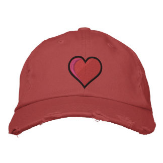 Big Heart Embroidered Hat