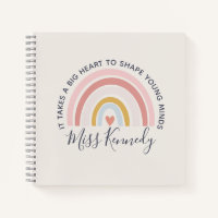 Big Heart to Shape Young Minds Teacher Notebook