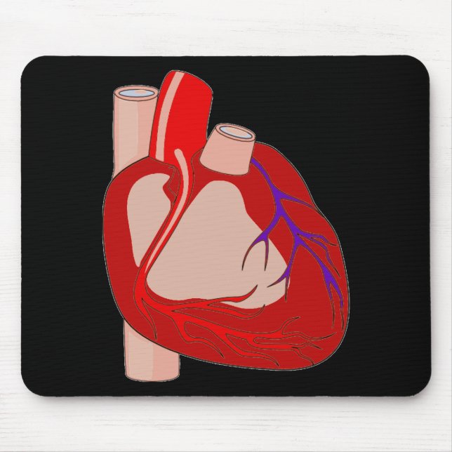 Big Hearted Mouse Pad (Front)