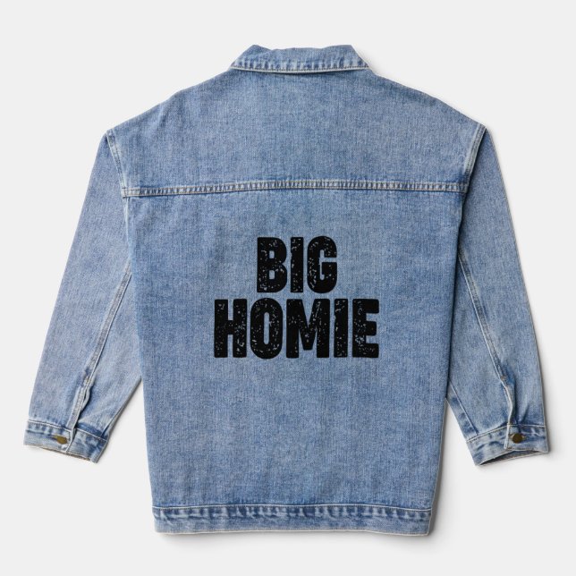 Big Homie  1  Denim Jacket (Back)