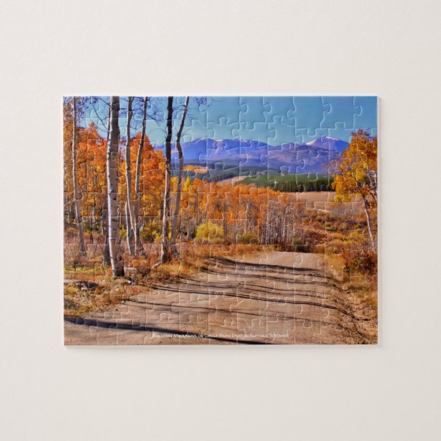 Big Horn Mountains in Buffalo, Wyoming Jigsaw Puzzle (Horizontal)