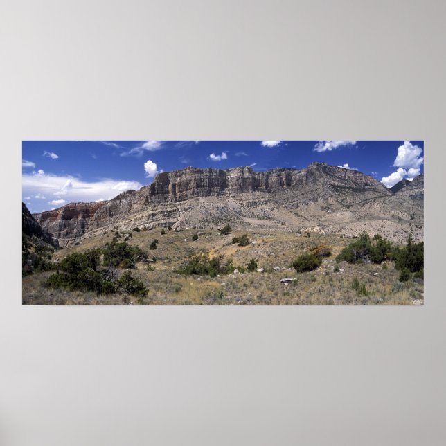 Big Horn Mountains Panoramic 1 Poster (Front)