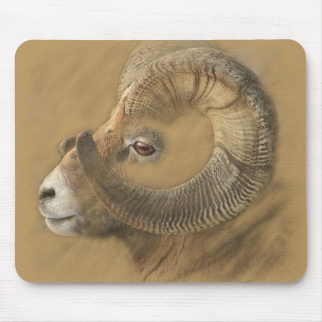 Big Horn Sheep Mouse Pad (Front)