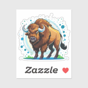 big horned bison
