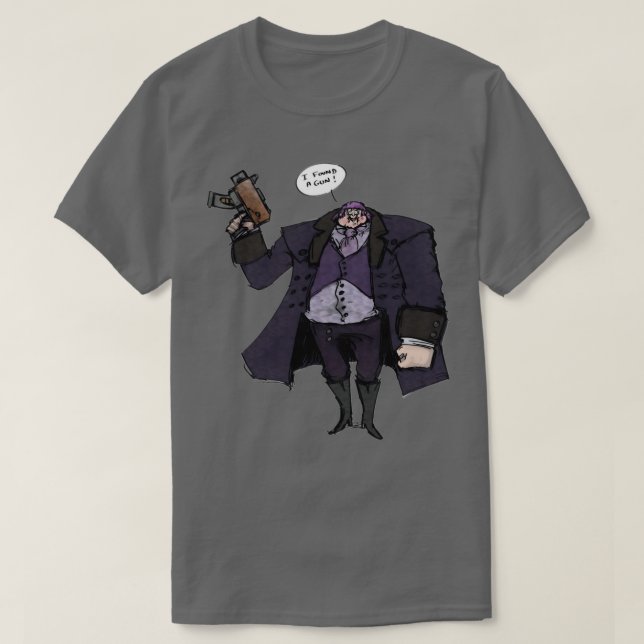 Big Horner Got A Gun T-Shirt (Design Front)