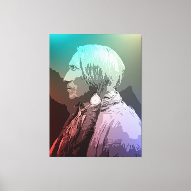 Big Horse - Southern Cheyenne Canvas Print (Front)