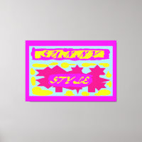 Big hot colours pink sky blue lemon 