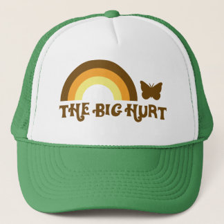 BIG HURT rainbow butterfly TRUCKER HAT