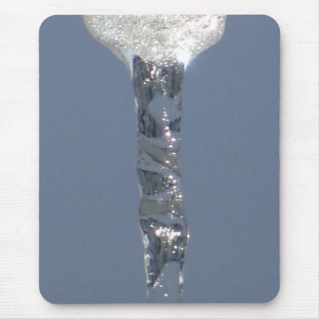 Big Icicle In Blue Sky Mouse Pad (Front)