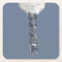 Big Icicle In Blue Sky