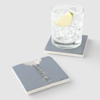 Big Icicle In Blue Sky Stone Coaster